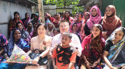 গ্রামীণ ব্যাংক পরিদর্শনে চীনা রাষ্ট্রদূত